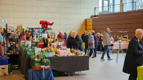 Innenansicht beim Ostermarkt Frühlingserwachen.