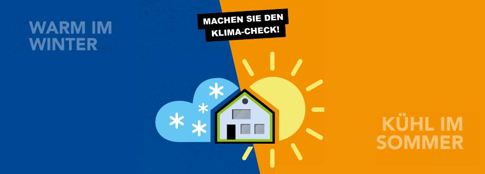 Machen Sie den Klimacheck mit uns.